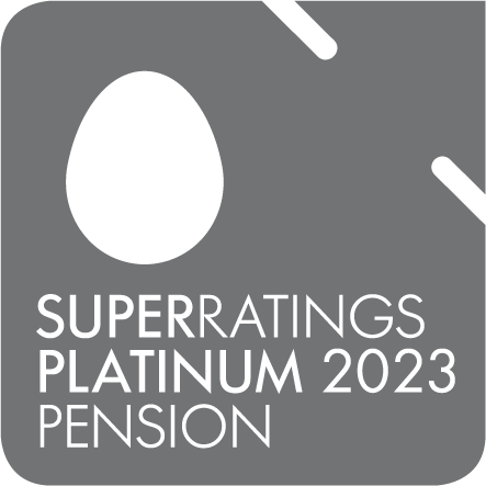 SuperRatings - Pension Platinum rating
